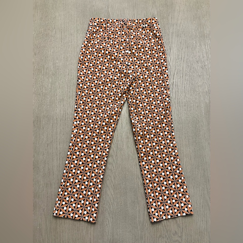 Anthropologie The Essential Collection Print Pants – Size 6 - Picture 7 of 8